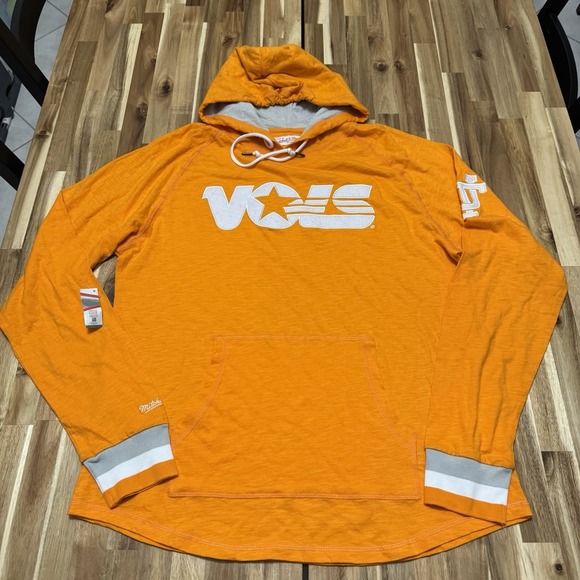 Mitchell & Ness Other - Tennessee Volunteers Hoodie Mens XL Orange Mitchell Ness Lightweight College NWT